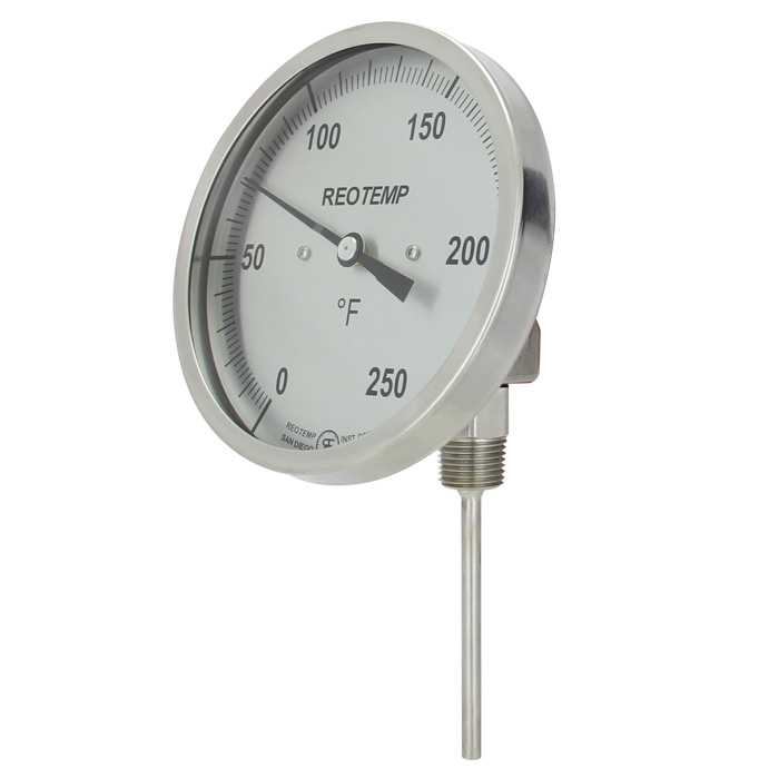 Bimetal 0-120/° Waterproof Hot Water for Home 63mm IP55 Temperature Gauge Spring Thermometer